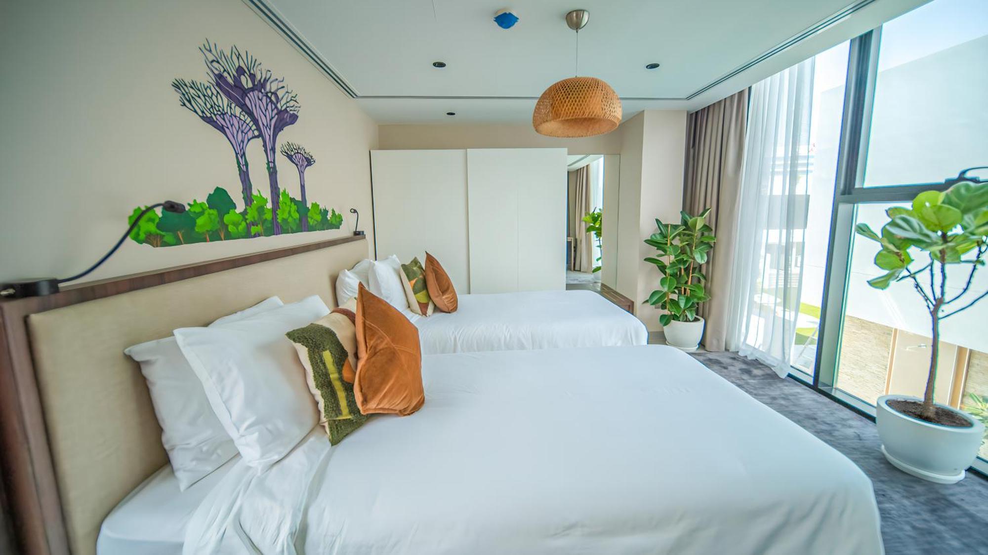 Quarto Twin com Casa de Banho Privada Externa