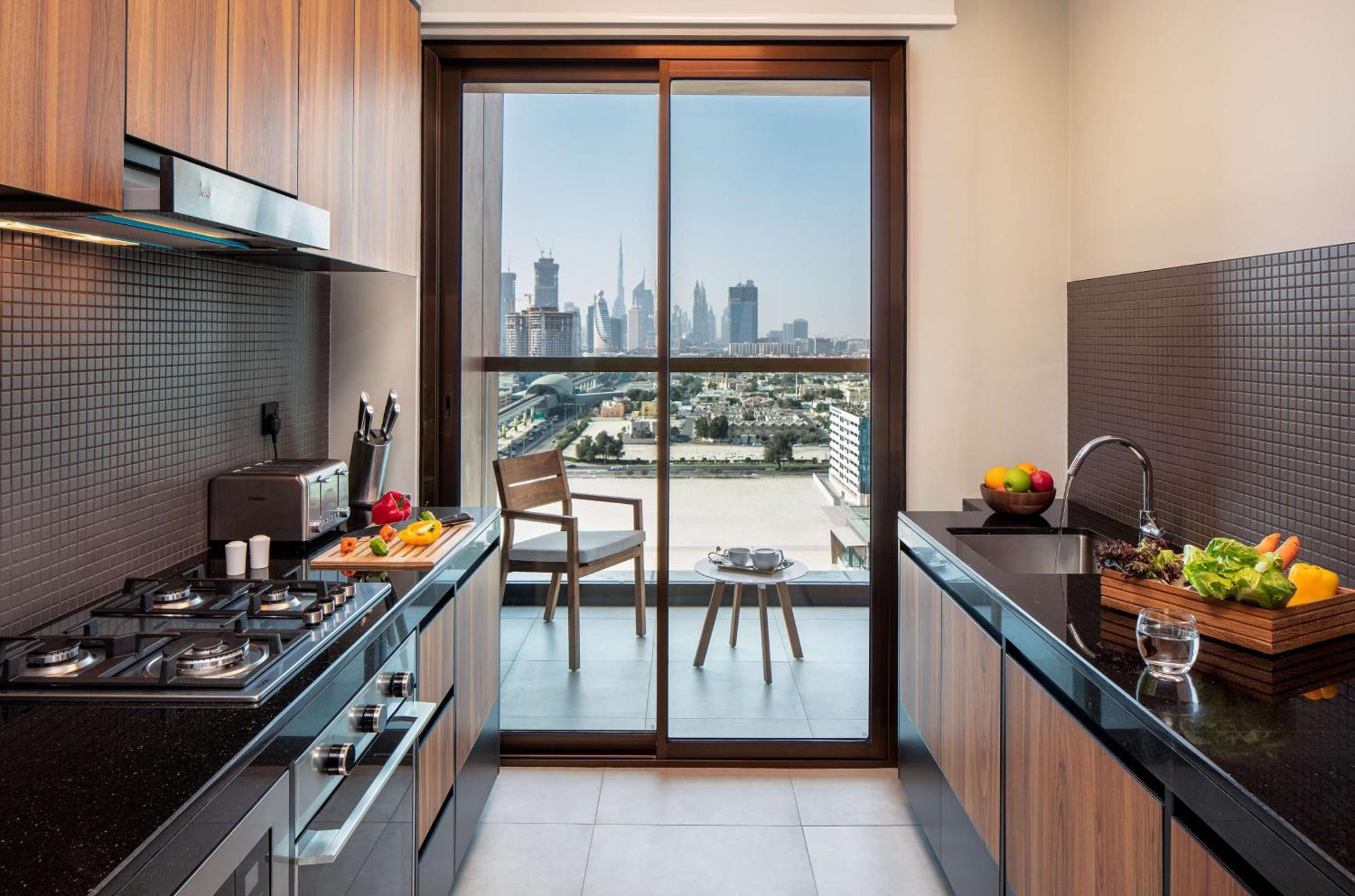 Apartamento com 1 Quarto e Vista do Burj Khalifa