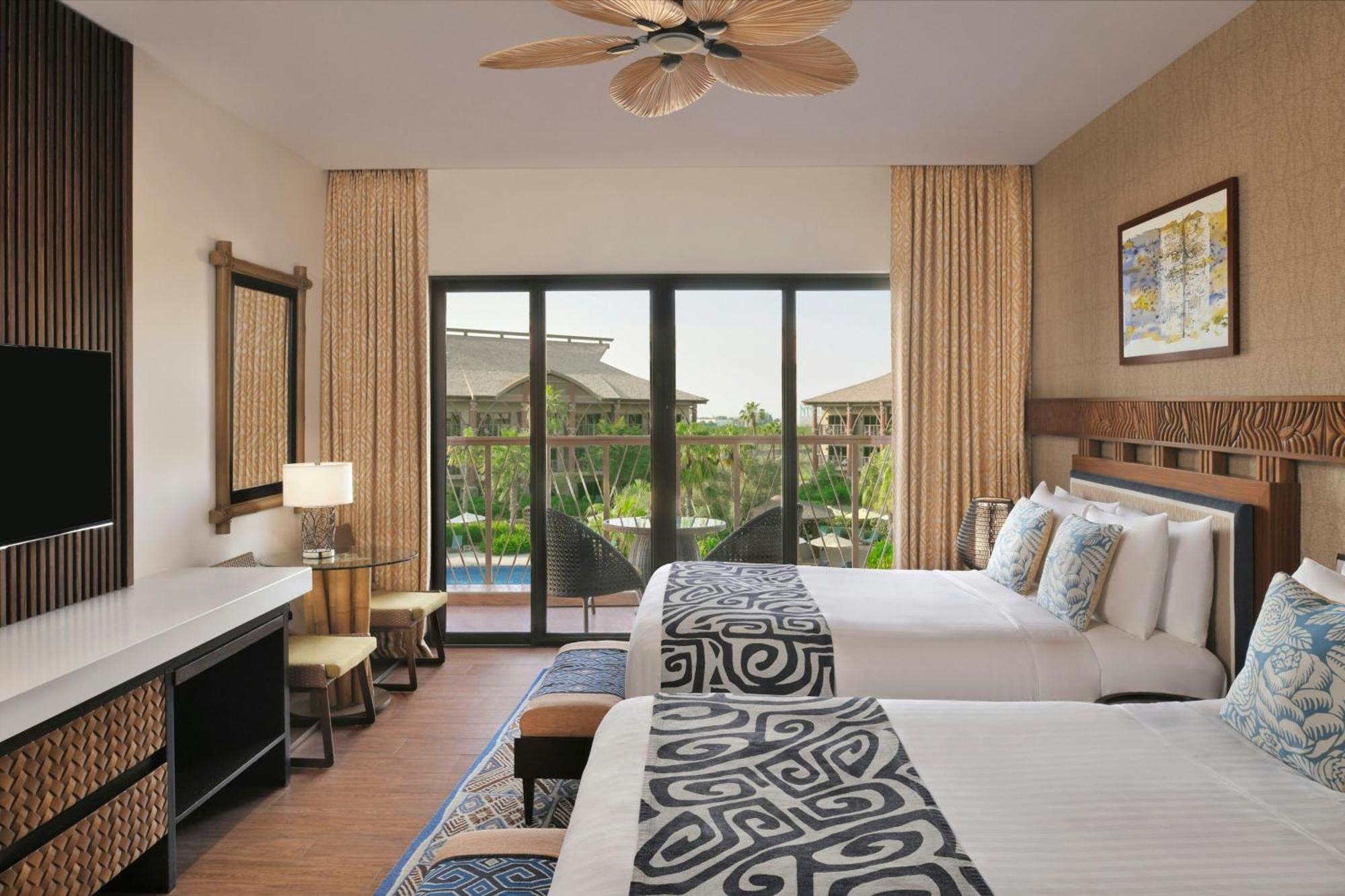 Room Theme Park Access 2 Double Resort ViewComplimentary Beach Access to Sheraton JBR Shuttle to MOE & Dubai Mall