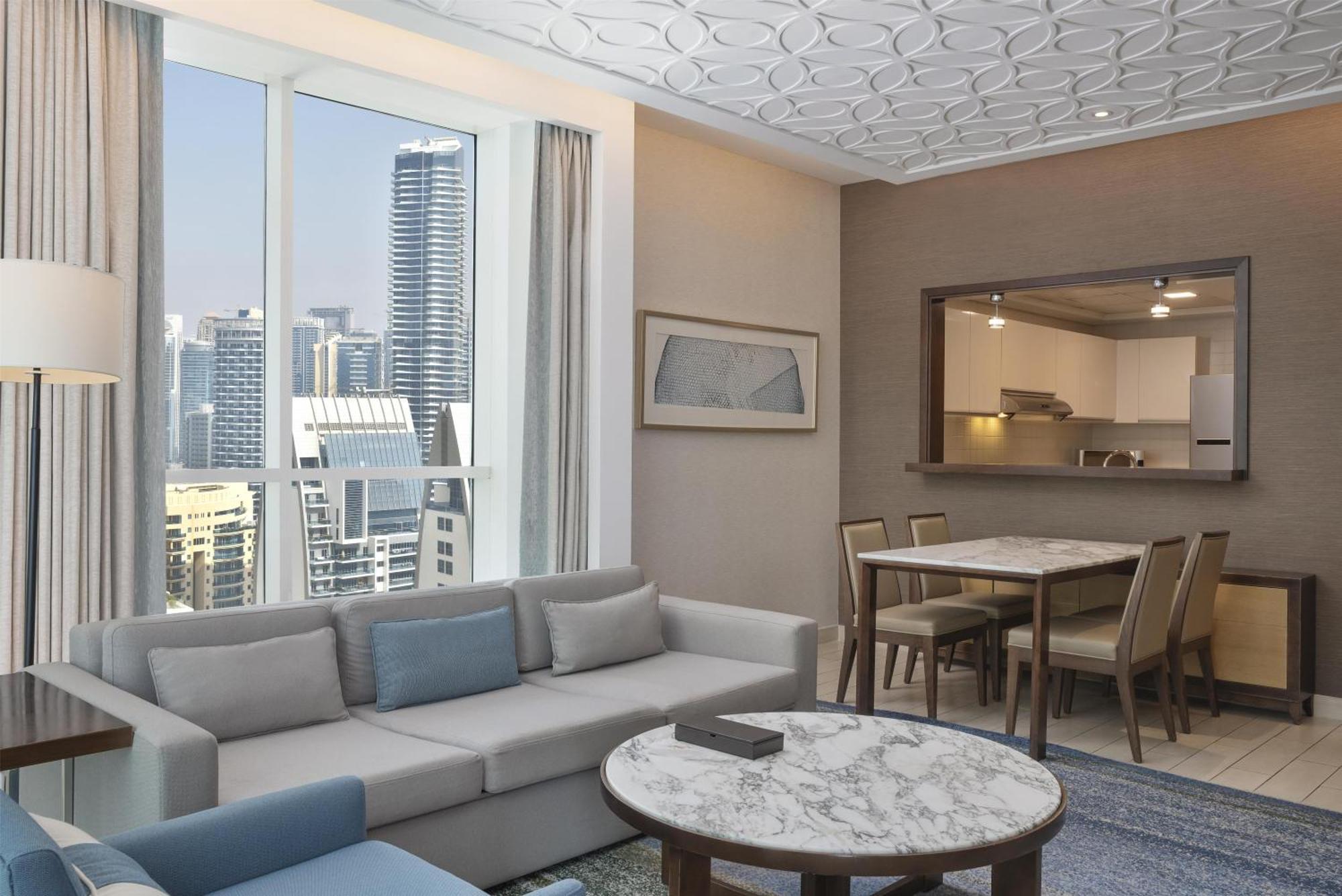 Two-Bedroom Suite Kitchen Dubai Eye View