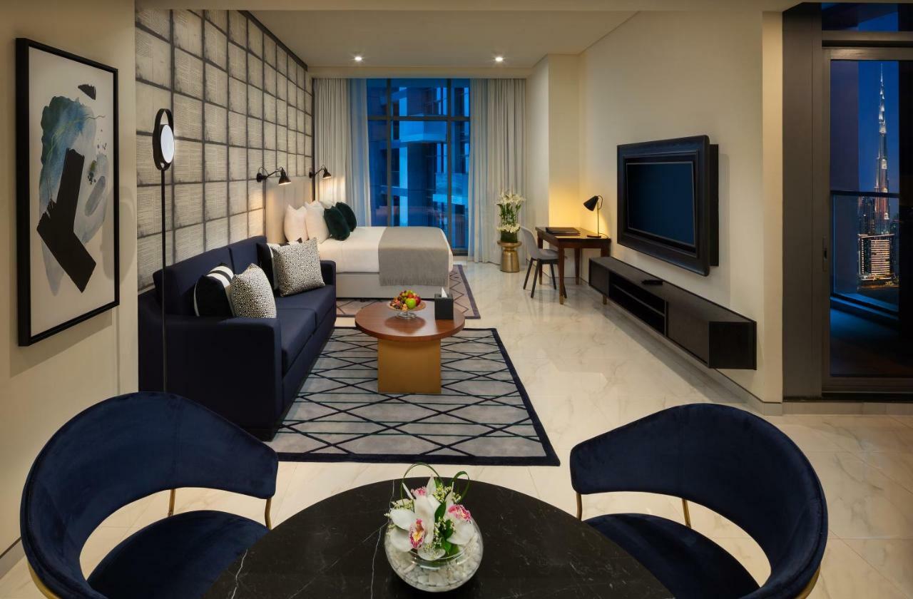Executive Studio - Gedeeltelijk Uitzicht op Burj Khalifa met Gratis Pendeldienst naar Strand en Winkelcentrum