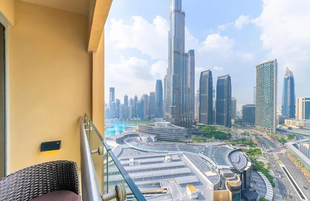 Emaar Residences Fashion Avenue - Former Address Dubai Mall Residences By Qstay- Full Burj Khalfa Fountain View-1